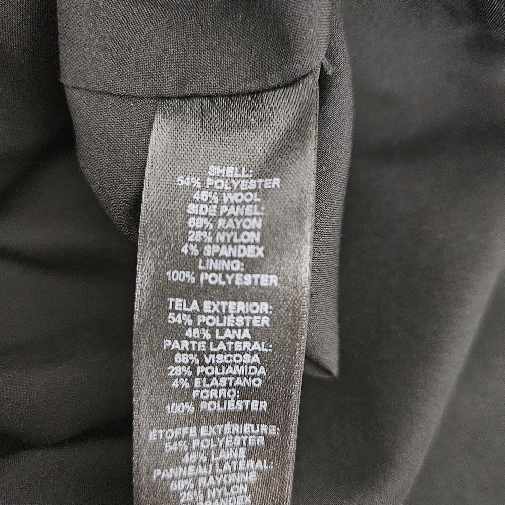 White House Black Market Straight Pencil Skirt Wool Plaid Tweed Lined Side Zip 4 - Picture 5 of 7